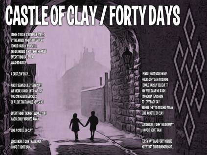 Castle of Clay Lyric Sheet - Artwork © Wily Bo Walker. All Rights Reserved